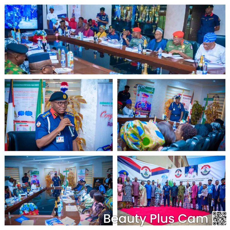 SAFE SCHOOLS!!! TECHNICAL ADVISORY COMMITTEE INAUGURATED FOR NSSRCC, AS NSCDC CG TASKS EXPERTS ON SUPPORT