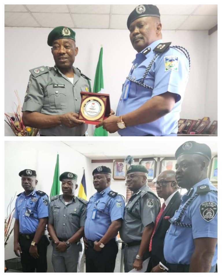 CP ISHOLA RECEIVES CUSTOMS AREA CONTROLLER, TINCAN ISLAND AREA COMMAND 