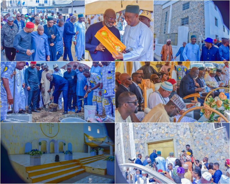 Ex-President George Weah, Phillip Shaibu, Others Commission Primate Ayodele’s Church In Lagos