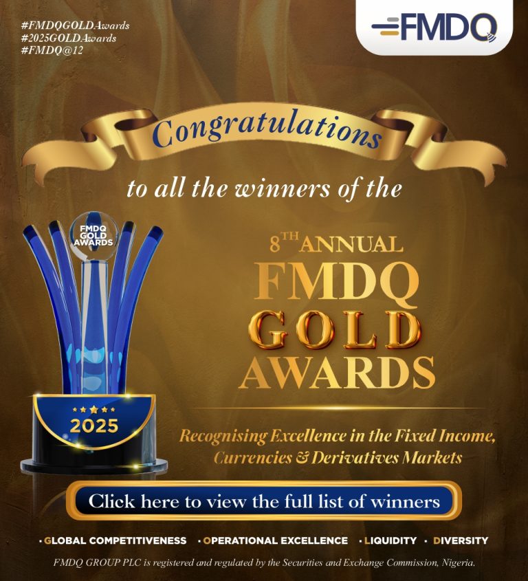 FMDQ Group PLC Celebrates Market Excellence At Its 8Th Annual GOLD Awards