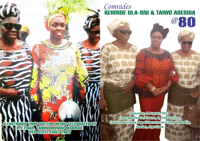 OLA ONI HOUSE BECOMES ‘HOLY LAND’ SATURDAY, HOSTS KEHINDE OLA ONI, TAIWO ADESIDA @ 80 PUBLIC LECTURE