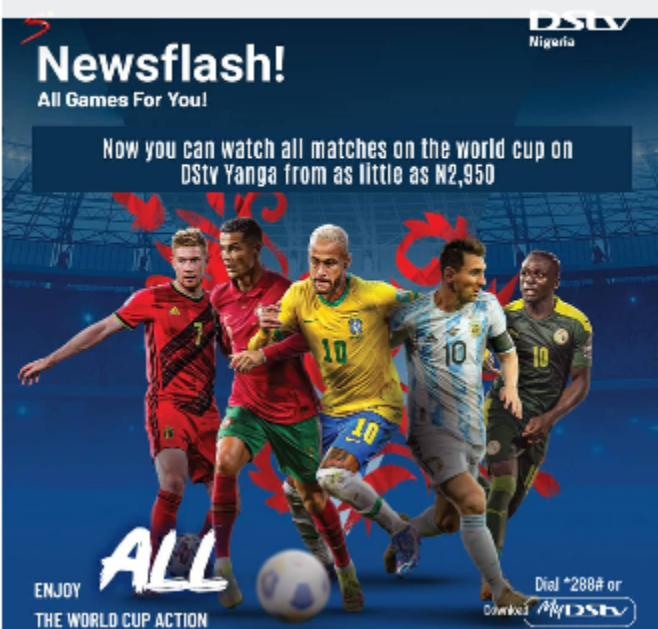 All World Cup Games On More Packages: Enjoy All The Showstopping Moments From Qatar With DStv, GOtv