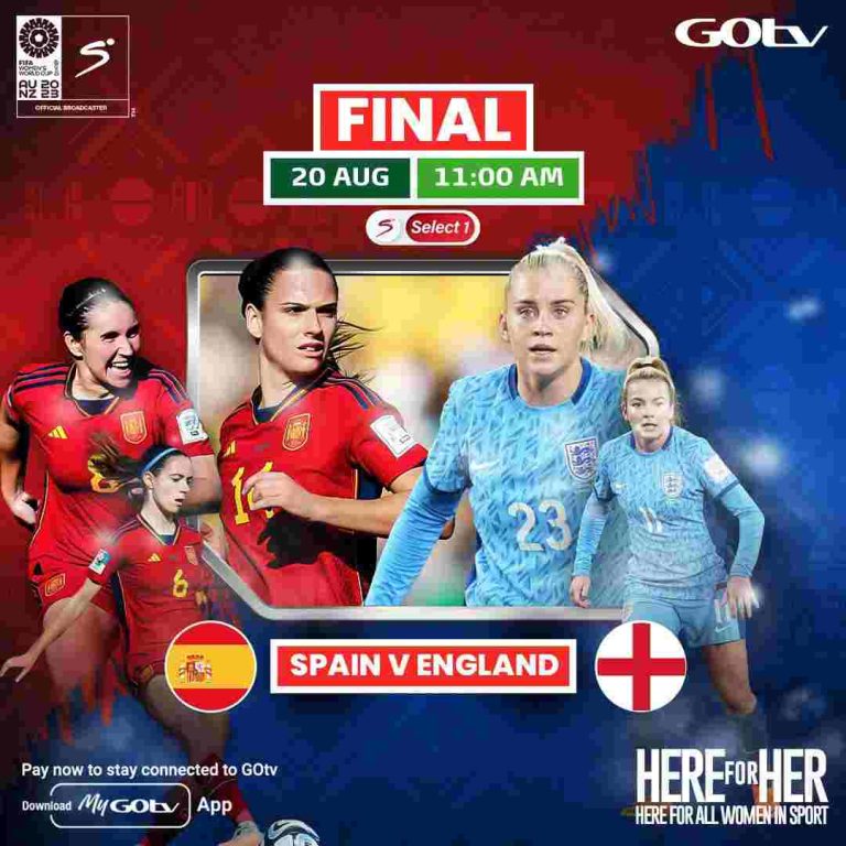 England Targets Women’s World Cup Glory Against Spain On DStv, GOtv 