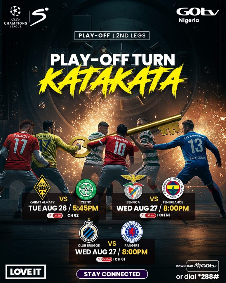 Midweek Football Action: Champions League Play-Offs, Carabao Cup Battles On GOtv